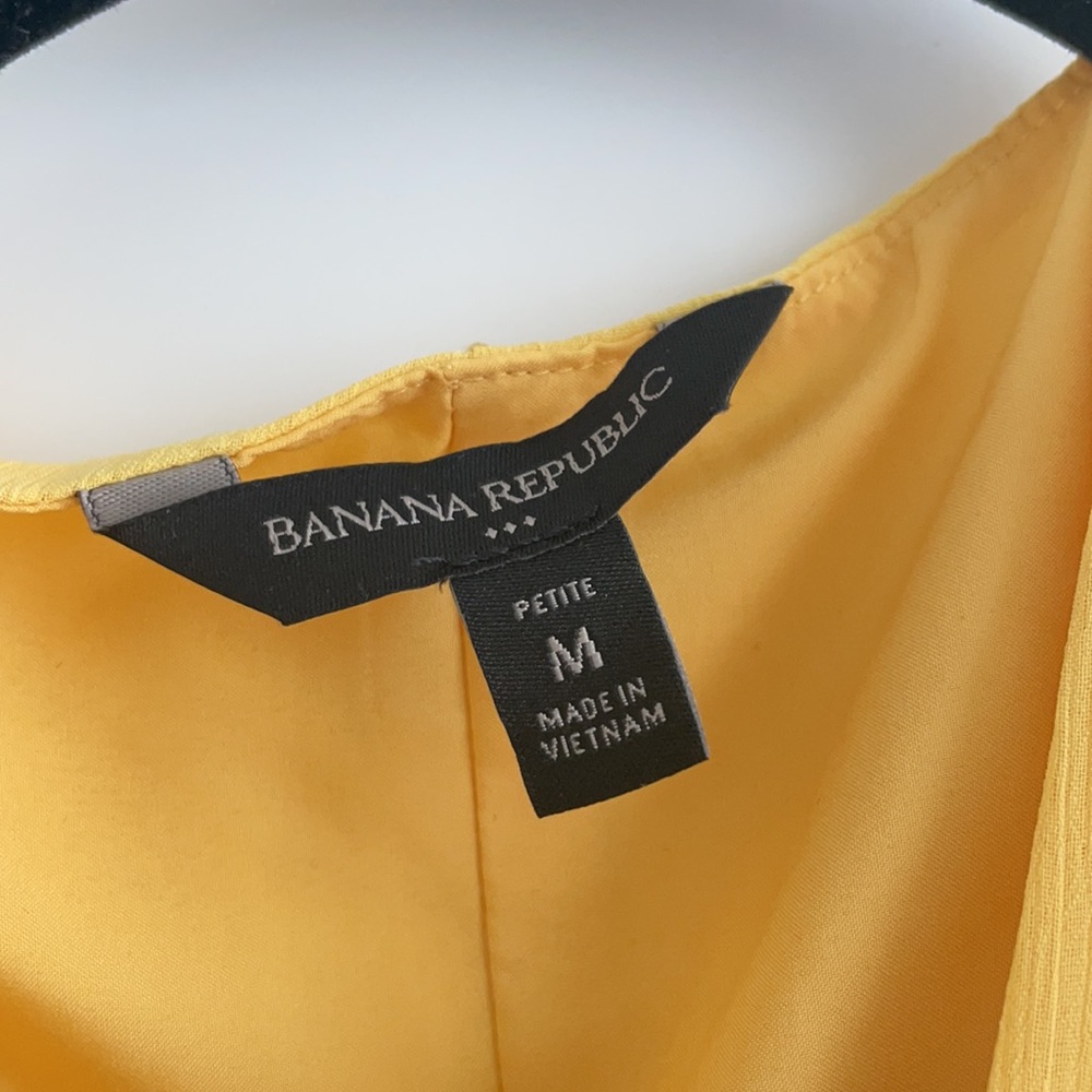 banana republic factory flutter sleeve midi sz m - Picture 3 of 3